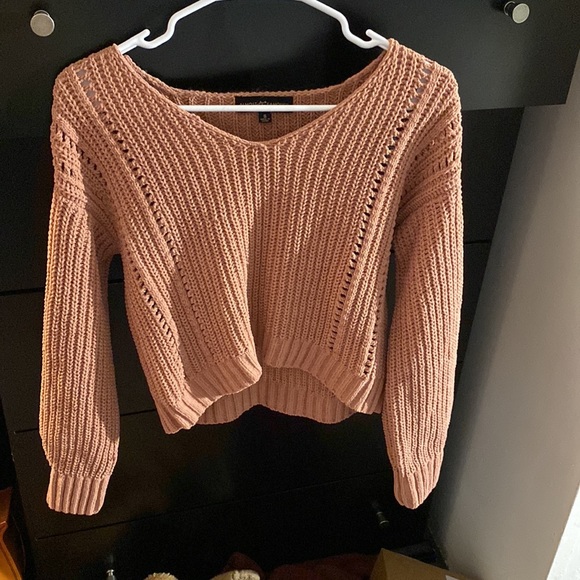 almost famous pink womens sweater size small - Picture 2 of 5